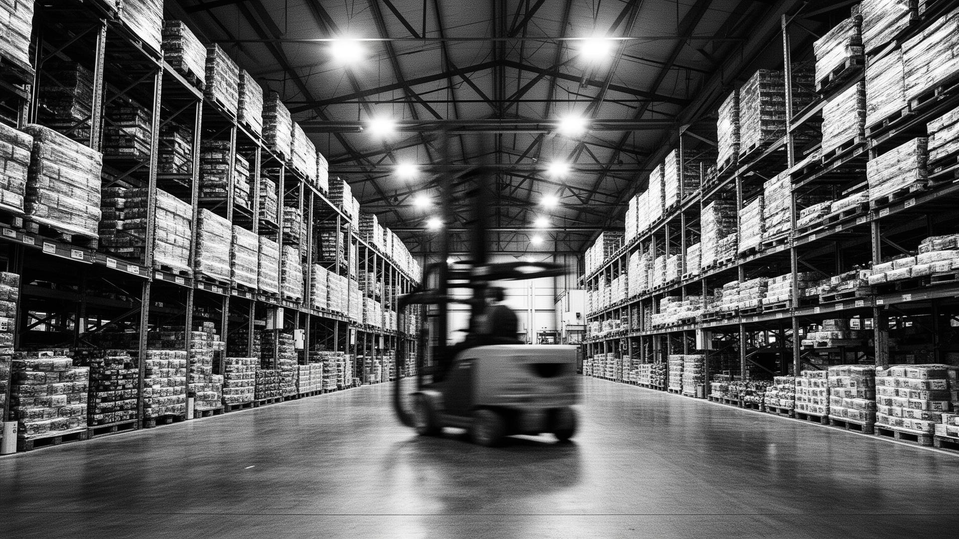Warehouse foodproductie